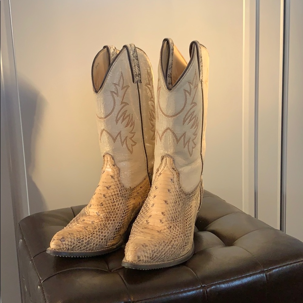 Snakeskin Western Boots